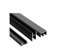 Binario di Scorrimento per Porta a Vetro Scorrente per Armadietti e Librerie