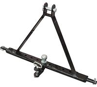 Binario di traino Binario di traino a triangolo Kat.1 con sfera di snodo Attacco a tre punti 775 mm e 9 fori | Trattore | Trattore agricolo | Protezione anti-torsione | Acciaio | Agricolo