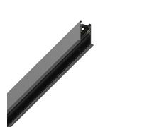 EGO RECESSED TRIM PROFILO SISTEMA LINEARE BINARIO NERO 200CM IN ALLUMINIO