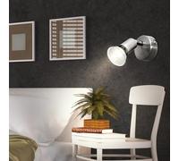 Binario Faretti Spot Lampada da Parete Plafoniera Muro LED GU10 Orientabile