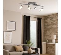 Binario Faretti Spot Plafoniera Lampada Regolabile Luci Soggiorno LED L 67 CM