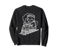 Binario Ferroviario Kawaii Cat Railroader Felpa