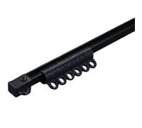 Binario Flessibile per Tende con Ruote Mute, Flessibile Binario per Tende da Soffitto, Divisorio, Ospedale(Black-Top,500cm(4 * 1.25m))