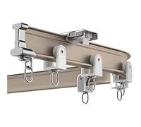 Binario flessibile regolabile da soffitto, versatile asta divisoria per ospedali, camper, hotel, cliniche, soluzione per montaggio a parete, lunghezze da 3 a 14,9 m per la gestione dello spazio