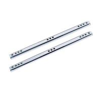 Binario for cassetti largo 17 mm Armadietto in ferro con scorrimento a sfera a due sezioni Binario for scivolo a due vie(406mm)