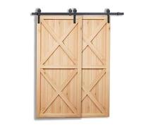 Binario For Porta Scorrevole For Impieghi Gravosi, Binari Sovrapposti A Doppia A Singolo, Adatti For Spogliatoi, Magazzini, Club E Bar(157.5" Track (Single Door))