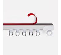 Binario for tende adesivo da 1 a 5 metri Binario for tende facile da installare Binario for Tende A Soffitto In Alluminio for Finestre, Doccia Camper,Balcone,Ufficio.(1.1m(3.6ft))