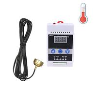 Binario guida Termostato digitale Termoregolatore Regolatore temperatura Refrigerazione Riscaldamento Raffreddamento Sensore controllo Termoregolatore