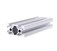 Binario in lega industriale 2 guide lineari in estrusione di alluminio 2040, lunghezza 100-550 mm, guida lineare anodizzata for banco da lavoro(500mm)