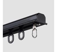 Binario invisibile per tende da soffitto, montaggio a filo con rulli silenziosi per la massima privacy in bagno, doccia, camera da letto, ospedale, scorrevolezza scorrevole, facile installazione
