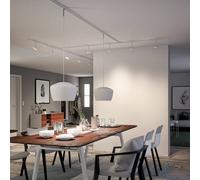 Binario Paulmann URail, bianco segnale, lunghezza 10 cm, alluminio Paulmann
