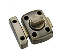 Binario per Porta Scorrevole, 1 PZ Barn Door Block Cast Metal Hook Gancio a chiavistello Lock Toilet Doors Destra Decorazione Angolo Sliding Gate Blocco Accessori hardware(Groen)