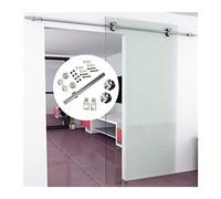 Binario per Porta Scorrevole, 6. 6ft. Acciaio inossidabile ACCIAIO ACCIAIO DOCCIATORE DOCCIA GRANDE Hardware(200cm with handle 2)