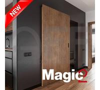 BINARIO PER PORTA SCORREVOLE a scomparsa MAGIC2 1100 FLUID - TERNO SCORREVOLI