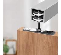 Binario per Porta Scorrevole Binario Scorrevole per Porta a Soffietto in Legno, Kit di Ferramenta per Binario Porta con Ante a Battente, Meccanismo Scorrevole Fluido e Silenzioso(98inch/249cm)