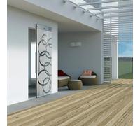 BINARIO PER PORTA SCORREVOLE in VETRO MAGIC2 1100 FLUID 10mm - TERNO SCORREVOLI