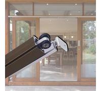 Binario per Porta Scorrevole Set di Binari e Ferramenta per Porta Scorrevole a Scomparsa, Binario Invisibile per Porta Singola in Legno, Kit Ferramenta per Binario per Porta Lunga 1,2 1,6 2,5 3 3,6 4