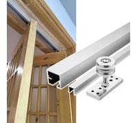 Binario per Porta Scorrevole Sistema di Binari per Porte a Soffietto per Divisorio, Binario per Porte Scorrevoli in Fienile, Binario per Porta Dell'armadio(70cm (27.6in))