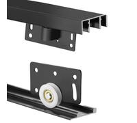 Binario per porte scorrevoli, Binari for Porte Scorrevoli Doppio Binario Guide Inferiori Superiori for Armadi Ante In Vetro