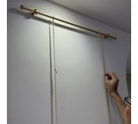 Binario Per Quadri System Sospensione Quadri Con Binario, Kit Filo Per Appendere Foto In Ottone AnticatoAnelli A D, Ganci Flessibili Quadri Stampe Su Tela(62"/157cm rail,60"/152cm chain)