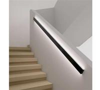 Binario per scale illuminato a LED con sensore di movimento, montaggio a parete, per interni ed esterni, 200,7 cm, luce fredda per portico e illuminazione d'ingresso