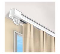 Binario per tenda da soffitto in lega di alluminio, elegante asta divisoria migliorata, 150 cm, ideale per interni moderni, finitura bianca, soluzione versatile ed elegante