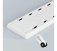 Binario per tenda da soffitto scorrevole divisorio in alluminio per tenda da doccia set per soffitto o parete regolabile e perfetto per l'arredamento della casa e la gestione dello spazio