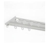 Binario per Tenda Doppio in Lega di Alluminio, Binario per Tenda Ultrasottile da soffitto, per la Divisione dello Spazio in Soggiorno e Camera da Letto (180 cm/5,9 Piedi (2 x 90 cm))