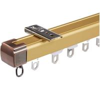 Binario per tenda regolabile in alluminio, montaggio a soffitto, parete e finestra, perfetto per divisori, separazione del soggiorno, decorazione per la casa, facile installazione, design versatile
