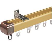 Binario per tenda regolabile in alluminio per montaggio a soffitto, parete o finestra, perfetto per divisori del soggiorno, separazione della stanza e trattamenti personalizzabili per finestre