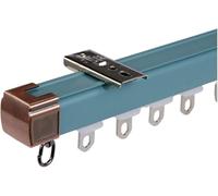 Binario per tenda regolabile in alluminio per soffitto/parete/finestra, perfetto per divisori, separazione del soggiorno e decorazione della casa, durevole e facile da installare