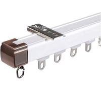 Binario per tenda regolabile in alluminio, versatile, da soffitto, parete, supporto per finestra per divisori del soggiorno, separazione della stanza e abbellimenti per la casa