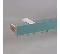 Binario Per Tenda Singolo Oscurante Silenzioso Da Soffitto O Da Parete Asta Per Tende Per La Separazione Degli Ambienti, Caravan, Balcone, Ufficio, 70-300 Cm(Green-A-Ceiling,250cm)