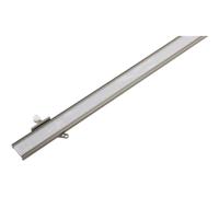 Binario per tende a pannello 60 cm acciaio Aspetto acciaio inox