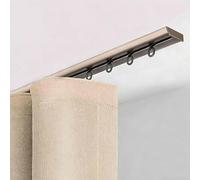 Binario Per Tende A Soffitto Binario Tenda Soffitto Scorrevole 1 2 3 4 5 6metri Tende Del Silenzio Delle Rotaie Della Binario Tenda Soffitto Divisorio Per Tende(Champagne,2.6m(8.5ft)