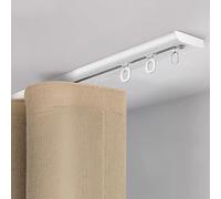 Binario Per Tende A Soffitto Binario Tenda Soffitto Scorrevole 1 2 3 4 5 6metri Tende Del Silenzio Delle Rotaie Della Binario Tenda Soffitto Divisorio Per Tende(White,1m/3.3ft)