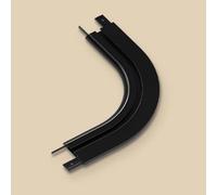 Binario Per Tende A Soffitto Tende Del Silenzio Delle Rotaie Della Arricciate Binari Scorrevoli Barre Tende Del Silenzio Delle Rotaie Della Per Divisorio Finestra A Bovindo(Black,Rail bend)