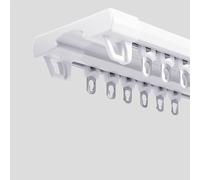 Binario per tende ad alta resistenza 1,5-10 m Asta da soffitto liscia silenziosa per camera da letto Aste per tende in alluminio Facile installare soluzione per drappeggi