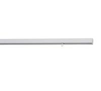 BINARIO PER TENDE ALTO 2 CM, INTERAMENTE ALLUMINIO, COMPLETO DI TUTTO ANCHE KIT PER IL MONTAGGIO, DIVERSE MISURE E COLORI, CON ATTACCO A SOFFITTO E SCIVOLI PER ONDE COSTANTI. (BIANCO, L.150)