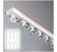 Binario per Tende Autoadesivo, la Rivoluzione del Fissaggio a Soffitto e Parete Senza Trapano, 40-600 cm Asta per Tende, Zero Danni e Massima Aderenza(460cm)