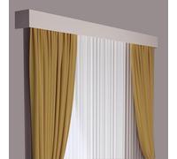 Binario per tende da soffitto da 150 cm, versatile binario singolo per trattamenti per finestre, divisorio e protezione per la privacy in soggiorno e camera da letto
