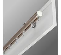 Binario per tende in alluminio resistente, 1,8 m, colore oro rosa, montaggio a soffitto o parete, divisorio versatile per decorazione domestica, facile installazione