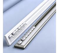 Binario Per Tende In Alluminio Ultrasottile Da 6mm, Scorrevole E Silenzioso