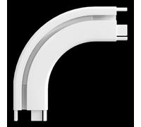Binario per tende in lega di alluminio, Binario for tenda invisibile ultrasottile da 6,0 mm, montaggio superiore tramite trapano, bianco champagne, diverse misure(White,Corner Connector)