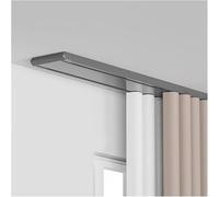 Binario per Tende Montato A Soffitto, Binario per Tende A Doppia Fila | Binari Per Tende Pesanti A Soffitto Con Materiali Di Fissaggio, Soggiorno E Qualsiasi Installazione Di Tende