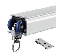 Binario Per Tende Parete, Bastone Per Tende Da Soffitto Con Raccordi, Binari In Alluminio Da 0.5M-6.0M Per Il Bagno Per La Casa In Ufficio Divisore(White-Ceiling,5.20m(4 * 1.30m))