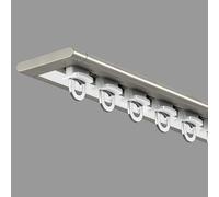 Binario Per Tende Ultrasottili Per Finestre Con Apertura Verso L'interno, Set Di Binari Per Tende A Soffitto, Binario Per Tende Scorrevoli In Alluminio Per Divisori Di Stan(Size:1.60M,Color:champagne)