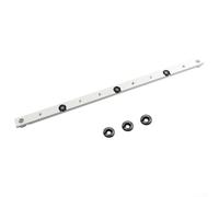 Binario professionale a T e barra per mitra in lega di alluminio, compatibile con sega da tavolo, design leggero e compatto per una facile conservazione (barra per troncatrice da 450 mm)