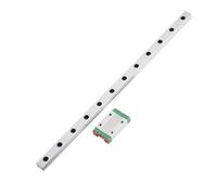 Binario Scorrevole 1pc MGN7 MGN9 MGN12 MGN15 Guida lineare MGN7H MGN12H MGN15H MGN9H Blocco di scorrimento 300mm 500mm 600mm 800mm Guida di scorrimento lineare Blocco della Traccia(MGN15H,250mm)