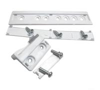 Binario scorrevole in plastica progettato per applicazioni di frigoriferi integrati, compatibile con le principali marche, tra cui (4 pezzi)